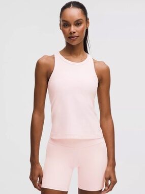 lululemon Align™ Waist-Length Racerback Tank Top Size 6 Pink Pearl